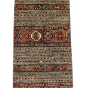 Ziegler Teppich 258 x 85 cm - olivgrün