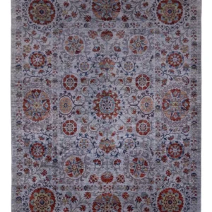 Ziegler Teppich - 274 x 213 cm - dunkelblau