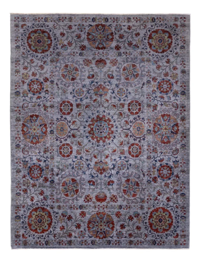 Ziegler Teppich - 274 x 213 cm - dunkelblau