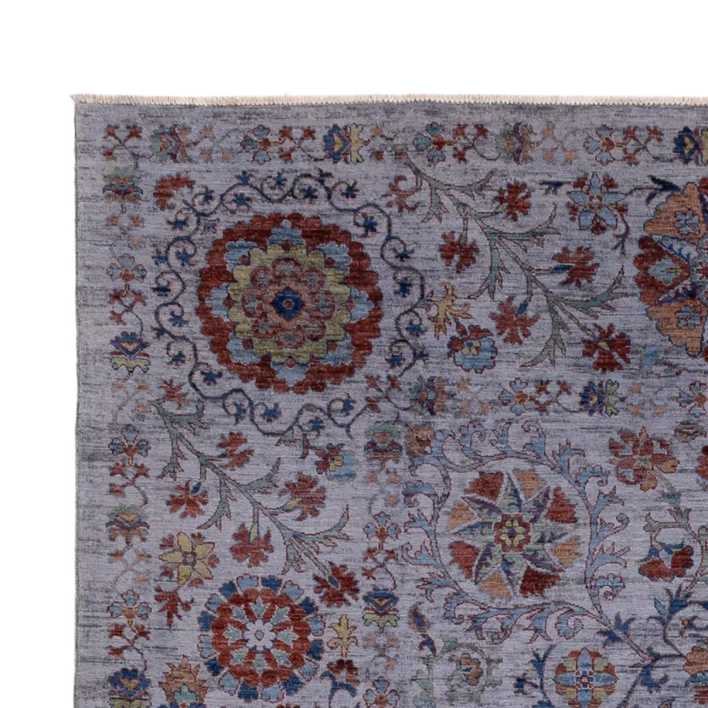 Ziegler Teppich - 274 x 213 cm - dunkelblau