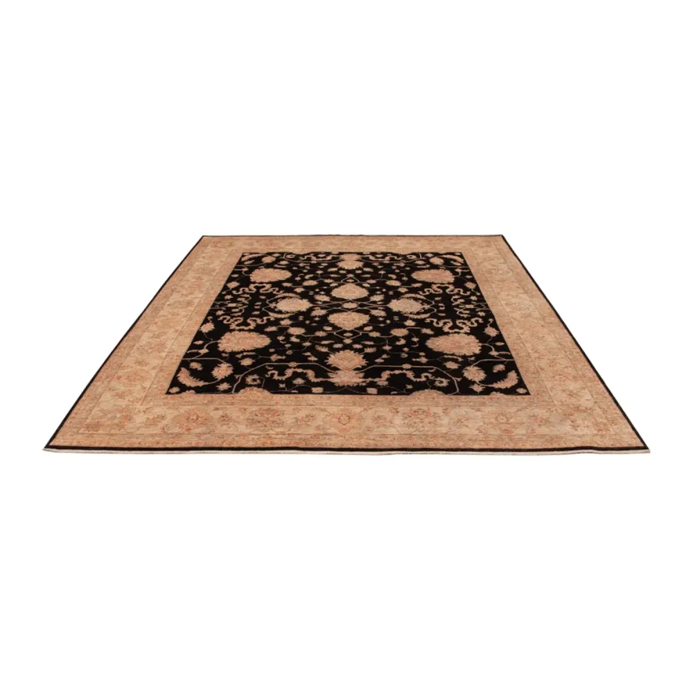 Ziegler Teppich - 295 x 247 cm - schwarz