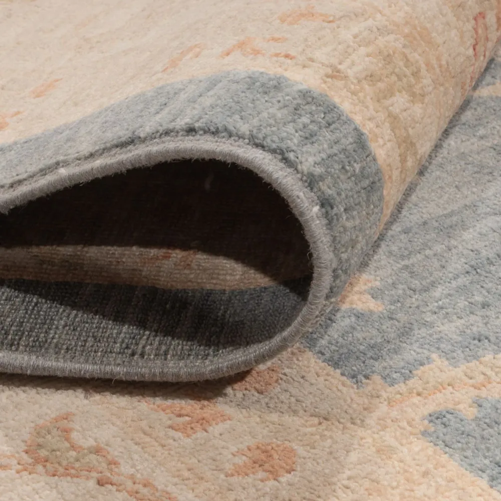 Ziegler Teppich - 296 x 257 cm - blau