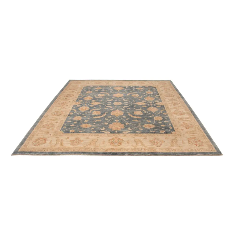 Ziegler Teppich - 296 x 257 cm - blau