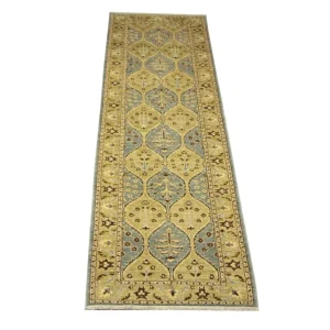 Ziegler Teppich 296 x 89 cm - blau
