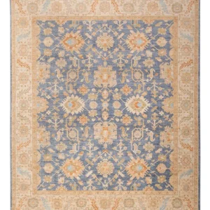 Ziegler Teppich - 297 x 252 cm - blau