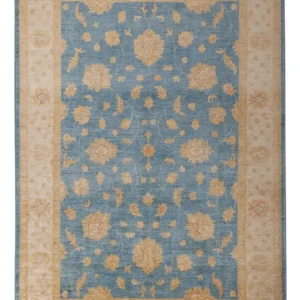 Ziegler Teppich - 300 x 207 cm - blau