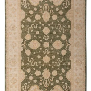 Ziegler Teppich - 304 x 200 cm - grün