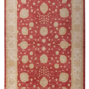 Ziegler Teppich - 320 x 207 cm - dunkelrot