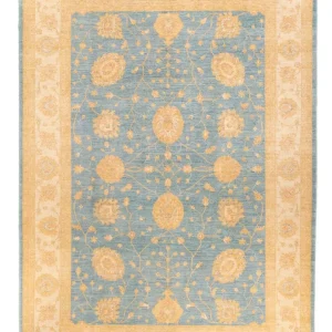 Ziegler Teppich - 357 x 255 cm - blau