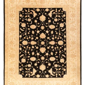 Ziegler Teppich - 392 x 304 cm - schwarz