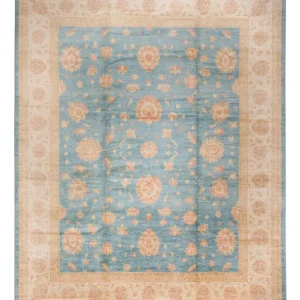 Ziegler Teppich - 496 x 409 cm - hellblau
