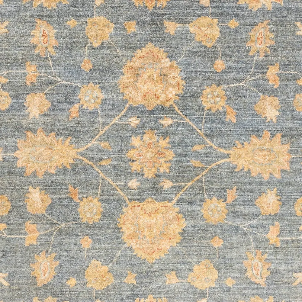 Ziegler Teppich - Ariana - 239 x 174 cm - seeblau