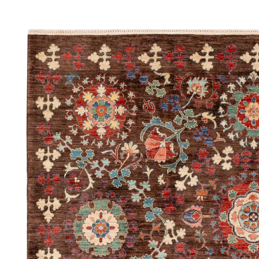 Ziegler Teppich - Ariana - 251 x 192 cm - dunkelbraun