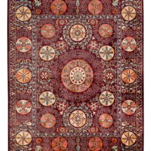 Ziegler Teppich - Ariana - 251 x 202 cm - weinrot