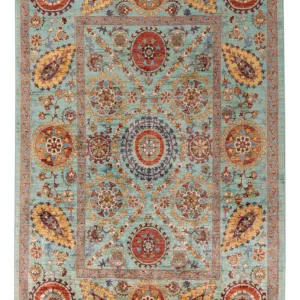 Ziegler Teppich - Ariana - 275 x 187 cm - hellblau