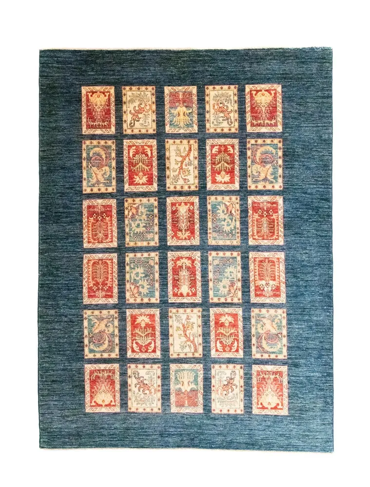 Ziegler teppich - Bachtiari 206 x 150 cm - blau