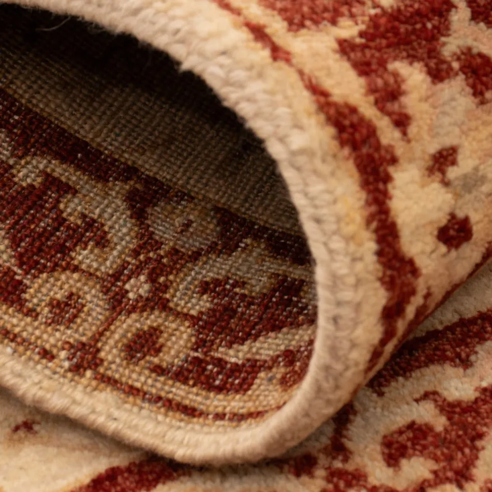 Ziegler Teppich - 90 x 60 cm - beige