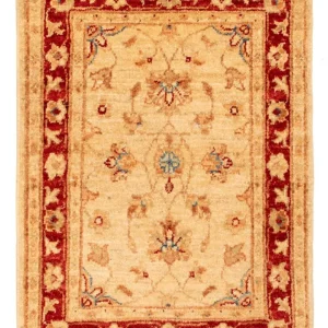 Ziegler Teppich - 70 x 51 cm - beige
