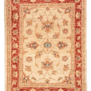Ziegler Teppich - 70 x 51 cm - beige