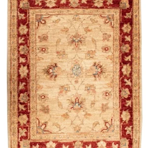 Ziegler Teppich - 67 x 52 cm - beige