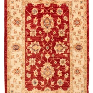 Ziegler Teppich - 90 x 60 cm - bordeauxrot