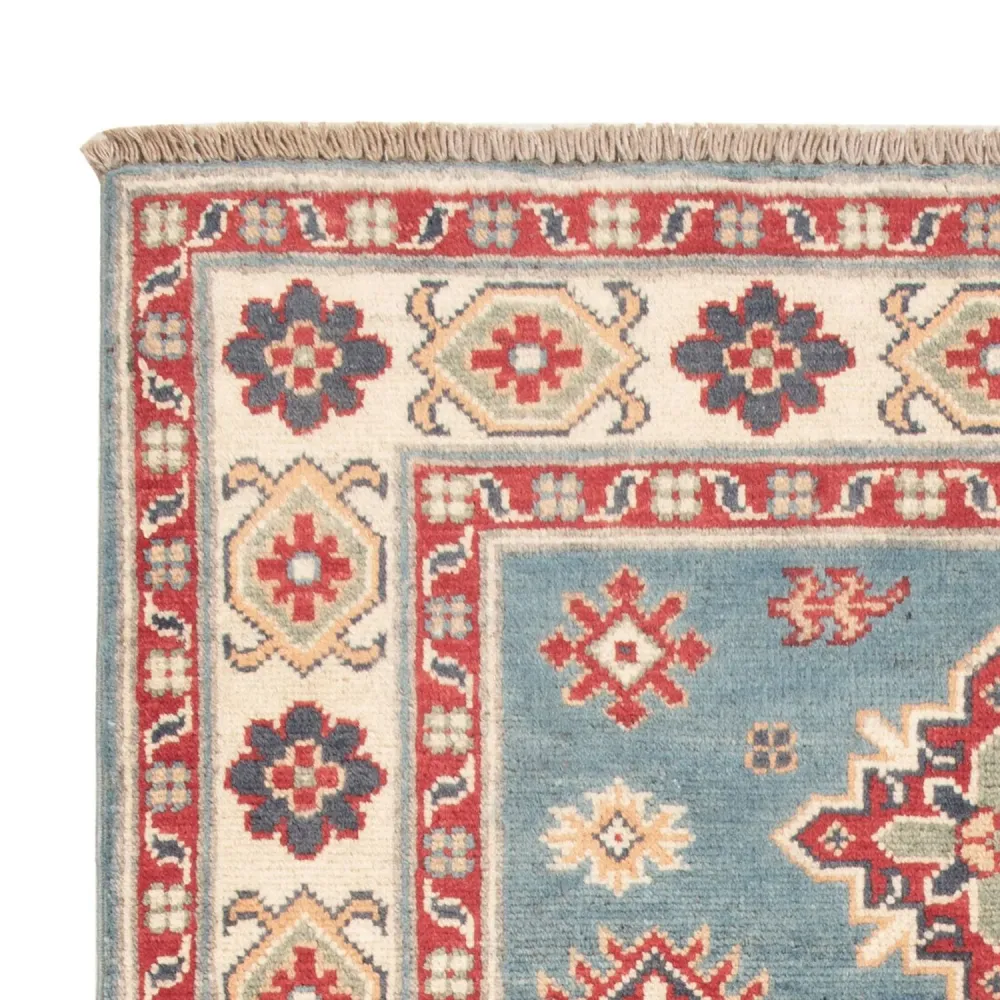 Ziegler Teppich - Kazak - 121 x 84 cm - hellblau
