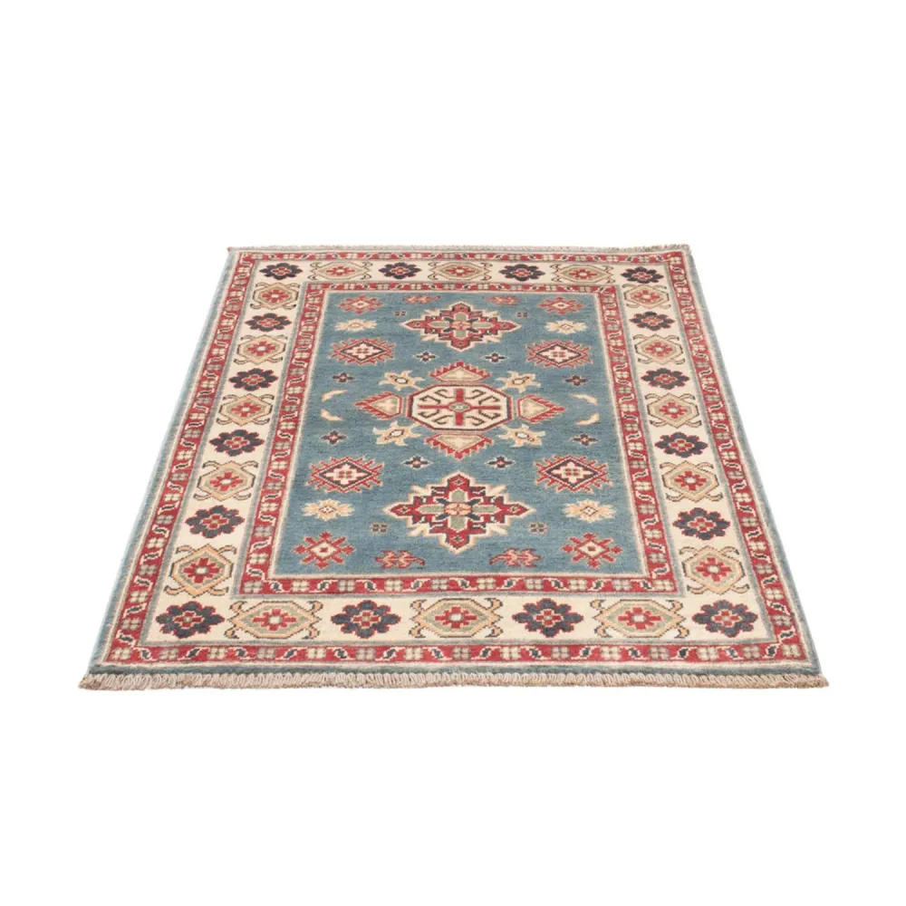Ziegler Teppich - Kazak - 121 x 84 cm - hellblau