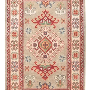 Ziegler Teppich - Kazak - 126 x 81 cm - hellgrün