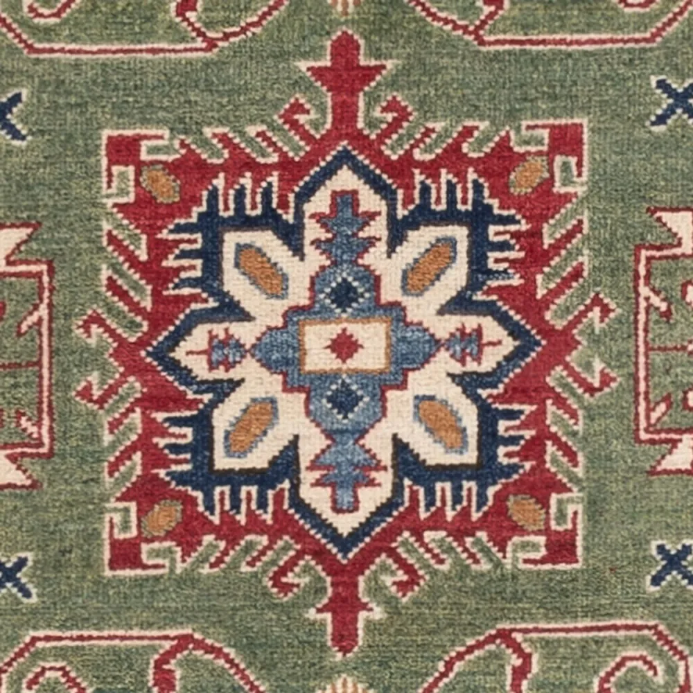 Ziegler Teppich - Kazak - 150 x 101 cm - grün