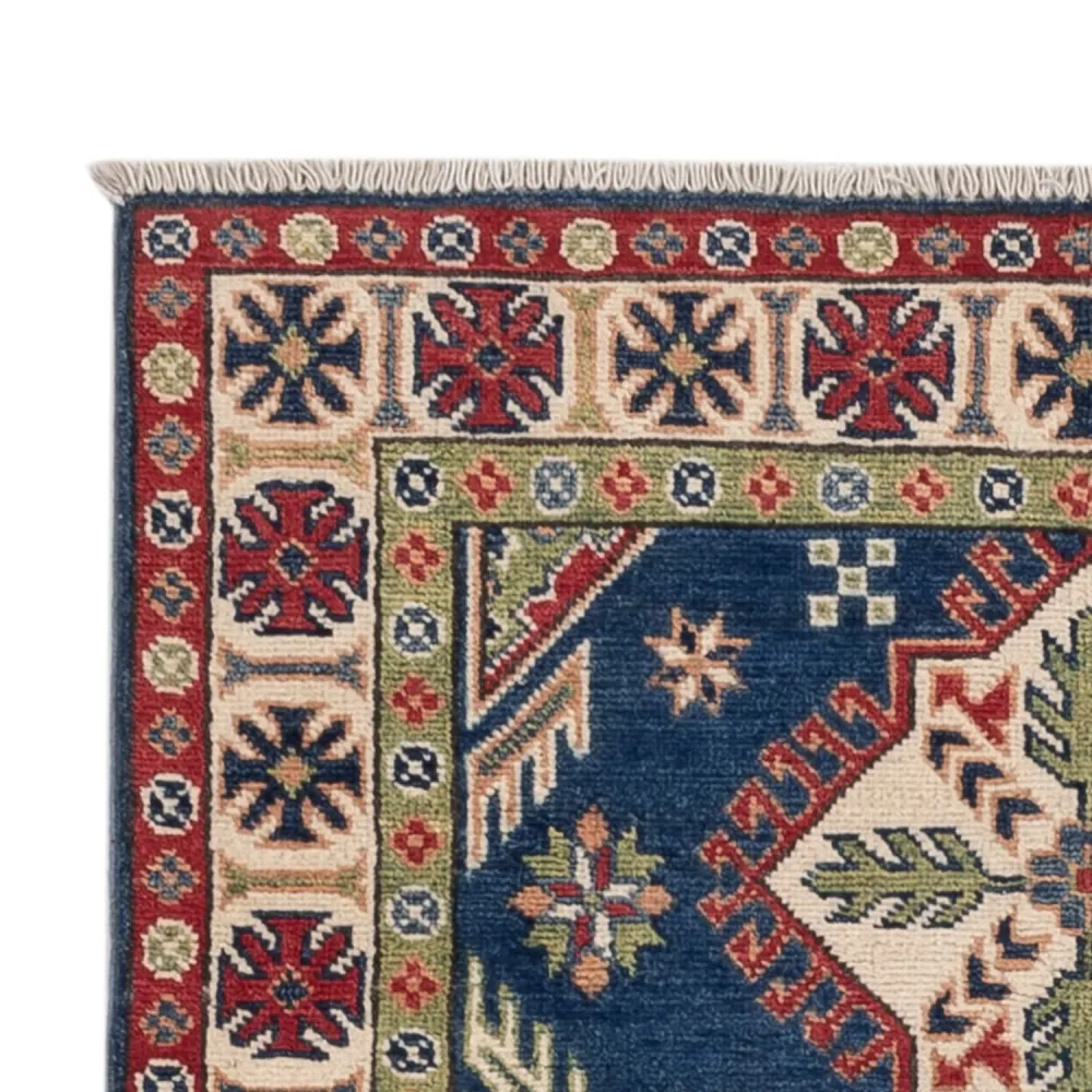 Ziegler Teppich - Kazak - 152 x 98 cm - blau