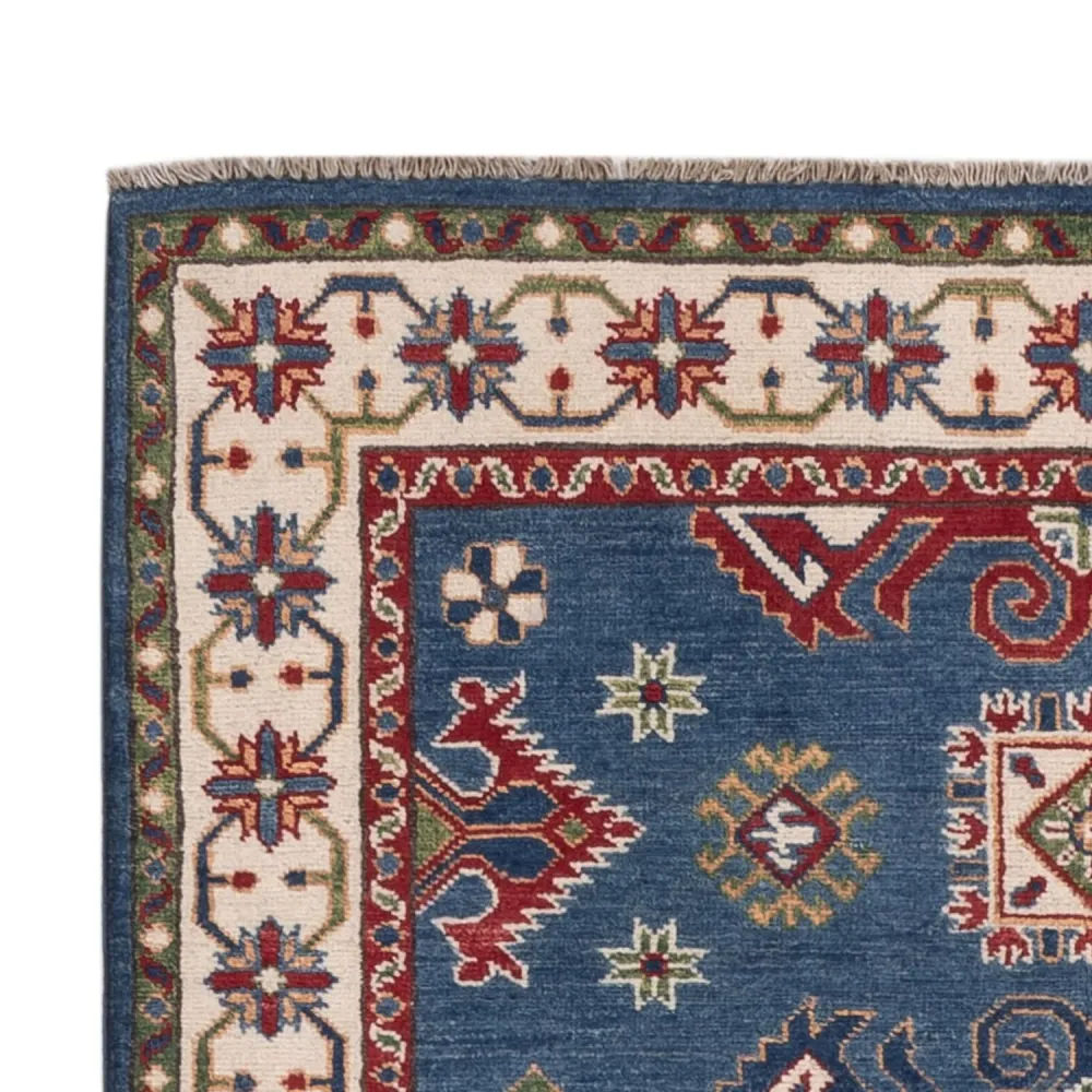 Ziegler Teppich - Kazak - 180 x 122 cm - blau