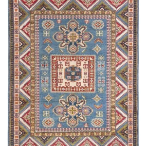 Ziegler Teppich - Kazak - 193 x 148 cm - blau