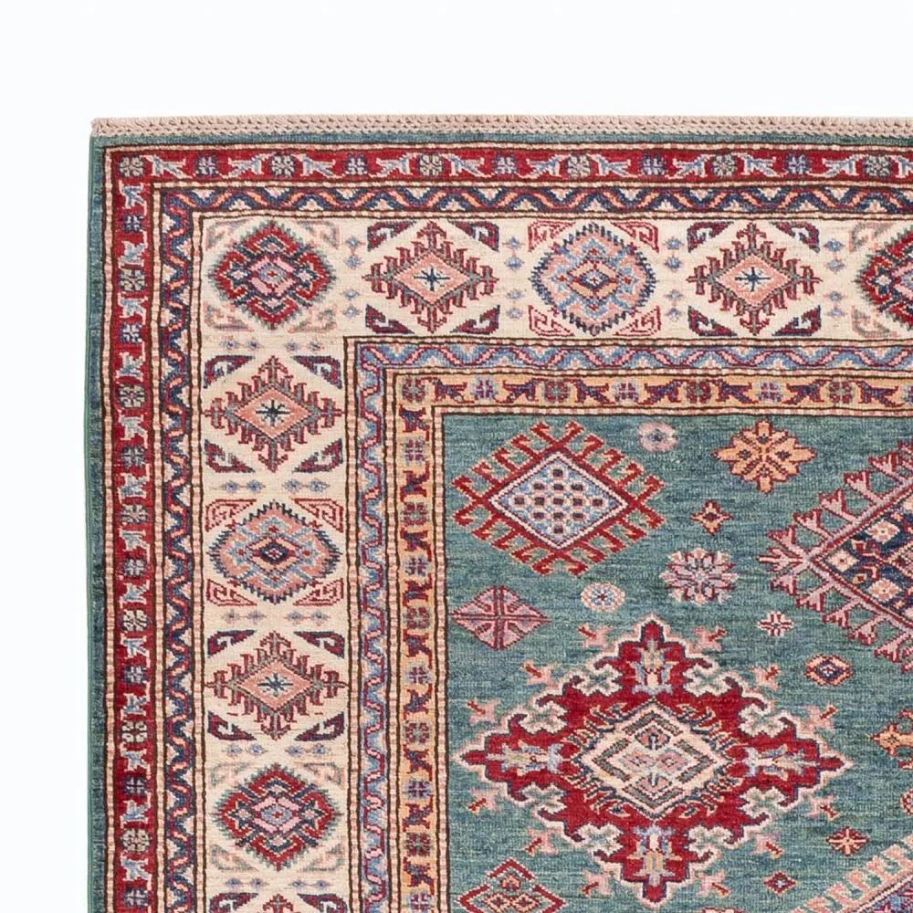Ziegler Teppich - Kazak - 241 x 176 cm - grün