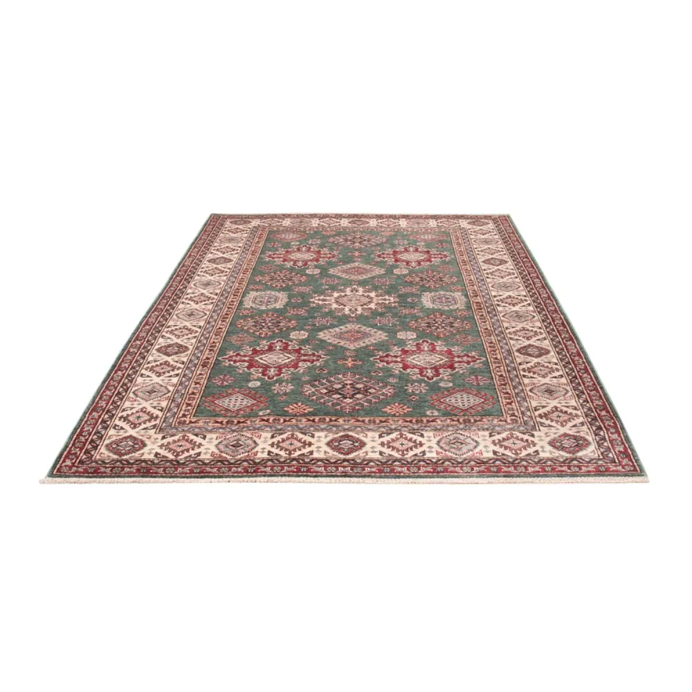 Ziegler Teppich - Kazak - 241 x 176 cm - grün