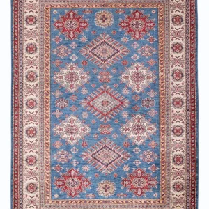 Ziegler Teppich - Kazak - 244 x 175 cm - blau