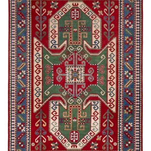 Ziegler Teppich - Kazak - 293 x 200 cm - grün