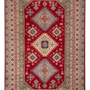 Ziegler Teppich - Kazak - 294 x 202 cm - rot