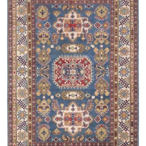 Ziegler Teppich - Kazak - 296 x 198 cm - blau