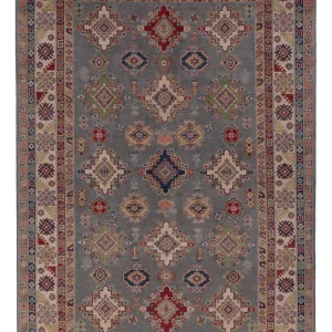 Ziegler Teppich - Kazak - 298 x 198 cm - dunkelblau