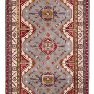 Ziegler Teppich - Kazak - 298 x 200 cm - lichtblau