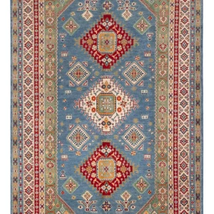 Ziegler Teppich - Kazak - 300 x 198 cm - blau