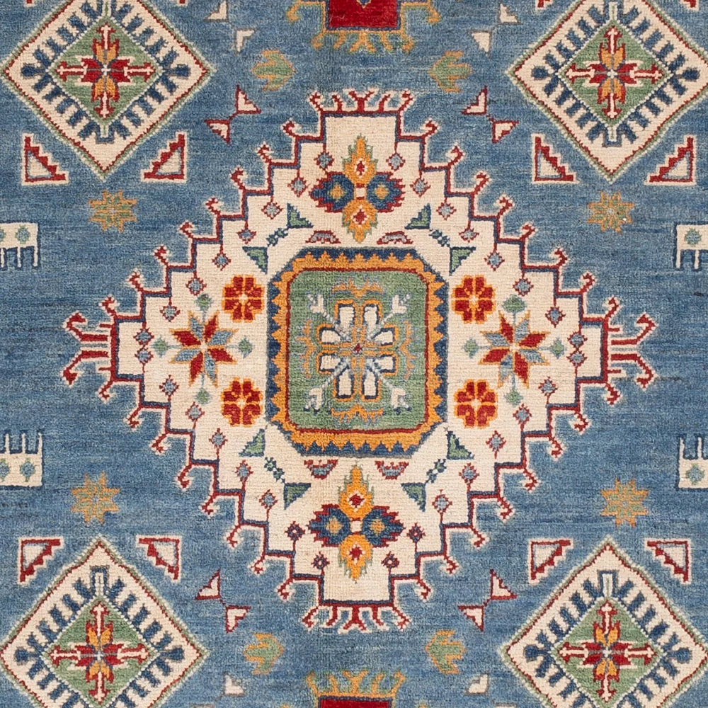 Ziegler Teppich - Kazak - 300 x 198 cm - blau