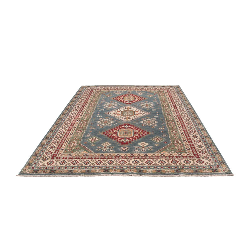 Ziegler Teppich - Kazak - 300 x 198 cm - blau