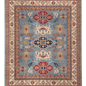 Ziegler Teppich - Kazak - 301 x 243 cm - blau