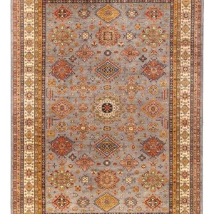 Ziegler Teppich - Kazak - 371 x 264 cm - dunkelbeige