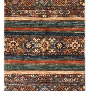 Ziegler Teppich 99 x 63 cm - mehrfarbig