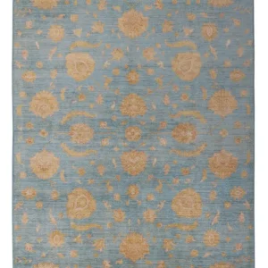 Ziegler Teppich - Modern - 300 x 207 cm - blau
