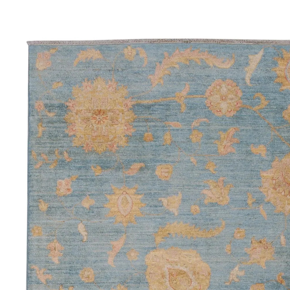 Ziegler Teppich - Modern - 300 x 207 cm - blau