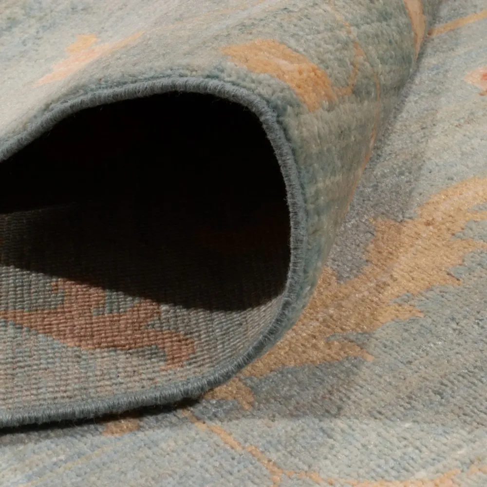 Ziegler Teppich - Modern - 300 x 207 cm - blau