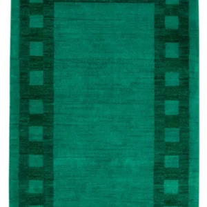 Ziegler Teppich - Modern - Vintage / Colored - 125 x 79 cm - grün